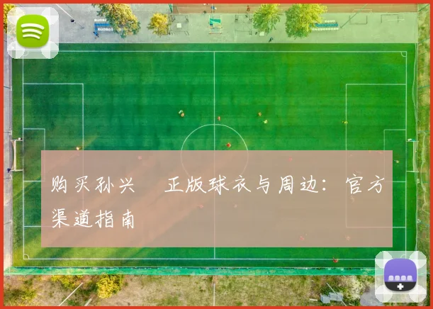 购买孙兴慜正版球衣与周边：官方渠道指南